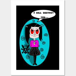 Little evil Posters and Art